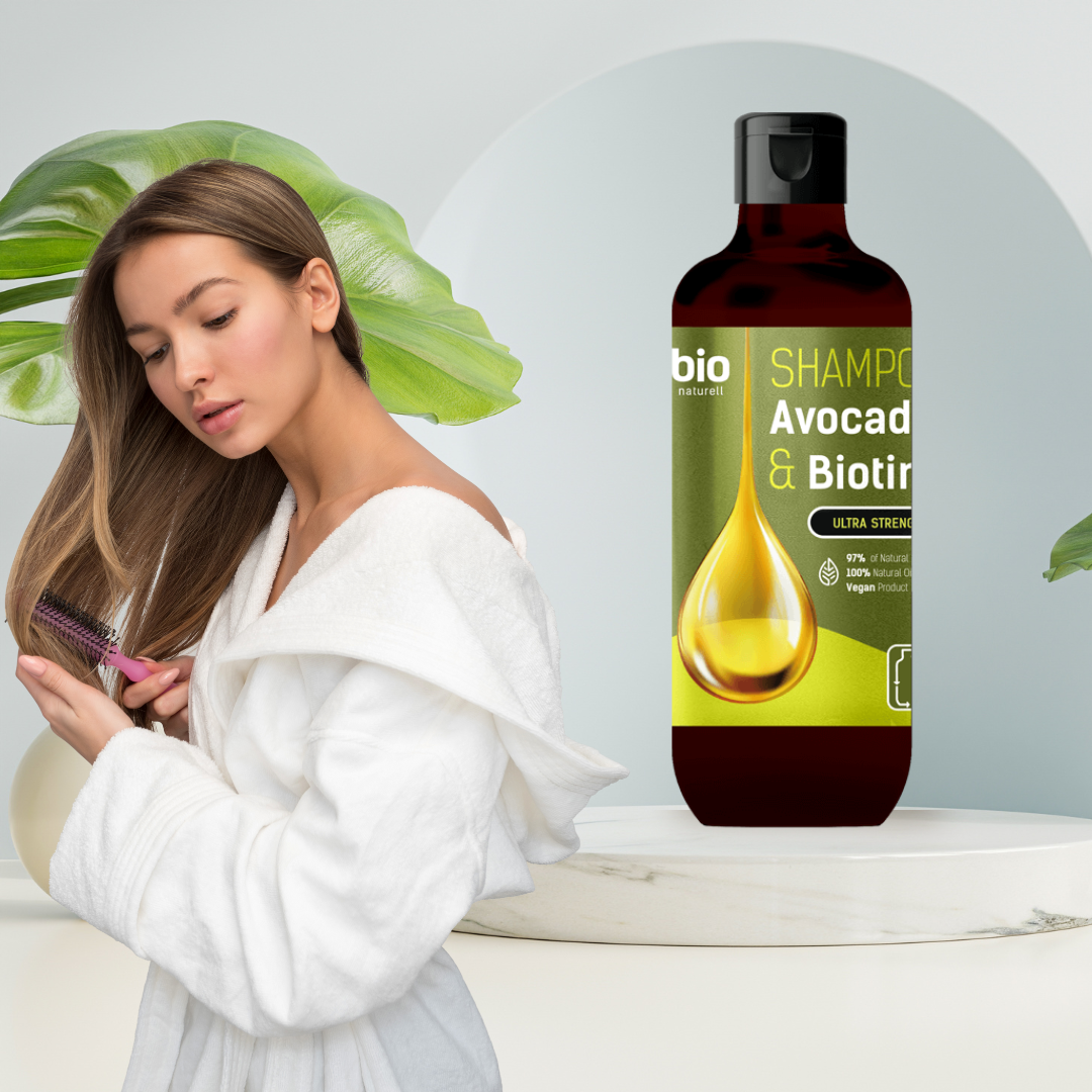 Shampoing à l'Huile d'Avocat & à la Biotine