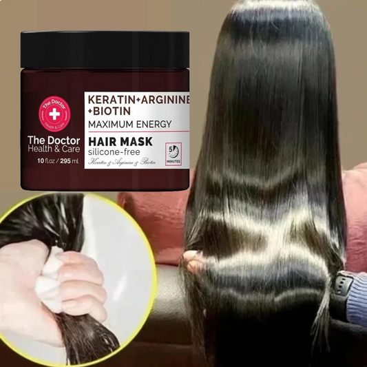 Masque Capillaire "Force Maximale" - Kératine + Arginine + Biotine
